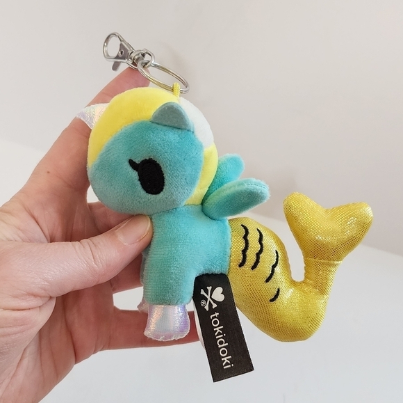 Tokidoki Sea Green Mermicorno Plush Keychain - Picture 4 of 4